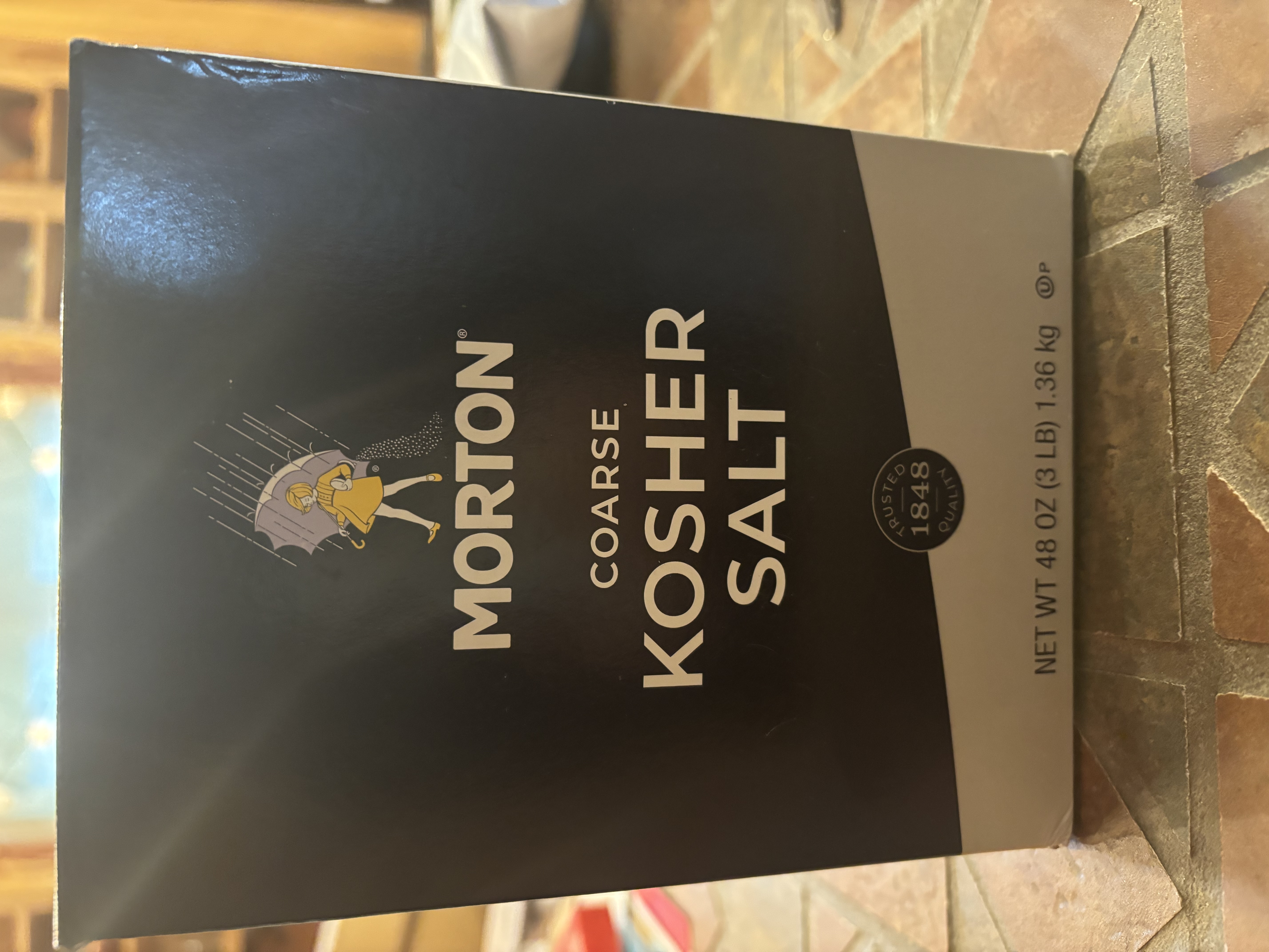 Morton Kosher Salt for Brining Turkey - 3 lb box